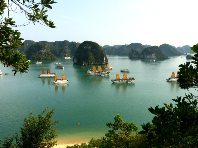 View of Halong Bay from the peak