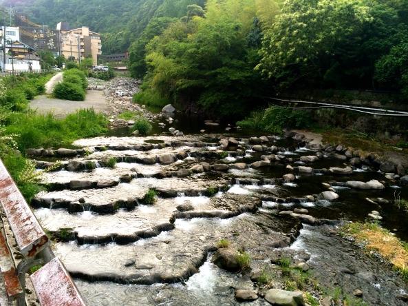 A lovely stream near our ryokan in Hakone.